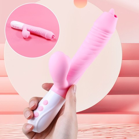 WIBRATOR-SILICONE VIBRATOR USB 7 FUNCTION, PURPLE WIBRATOR-SILICONE VIBRATOR USB 7 FUNCTION, PURPLE