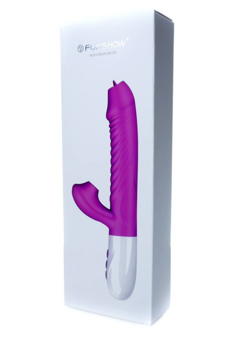 WIBRATOR-SILICONE VIBRATOR USB 7 FUNCTION, PURPLE WIBRATOR-SILICONE VIBRATOR USB 7 FUNCTION, PURPLE