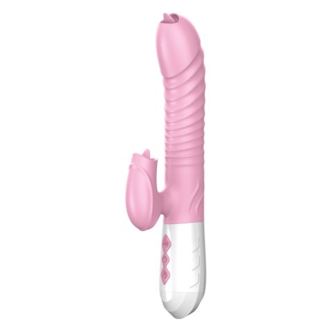 WIBRATOR-SILICONE VIBRATOR USB 7 FUNCTION AND THRUSTING FUNCTION / HEATING, PINK WIBRATOR-SILICONE VIBRATOR USB 7 FUNCTION AND THRUSTING FUNCTION / HEATING, PINK