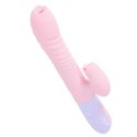 WIBRATOR-SILICONE VIBRATOR USB 7 FUNCTION AND THRUSTING FUNCTION / HEATING, PINK