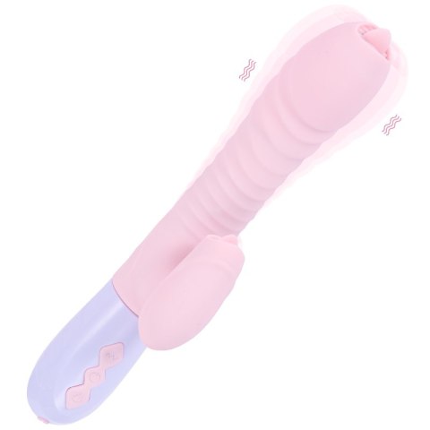 WIBRATOR-SILICONE VIBRATOR USB 7 FUNCTION AND THRUSTING FUNCTION / HEATING, PINK WIBRATOR-SILICONE VIBRATOR USB 7 FUNCTION AND THRUSTING FUNCTION / HEATING, PINK
