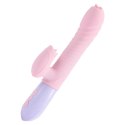 WIBRATOR-SILICONE VIBRATOR USB 7 FUNCTION AND THRUSTING FUNCTION / HEATING, PINK