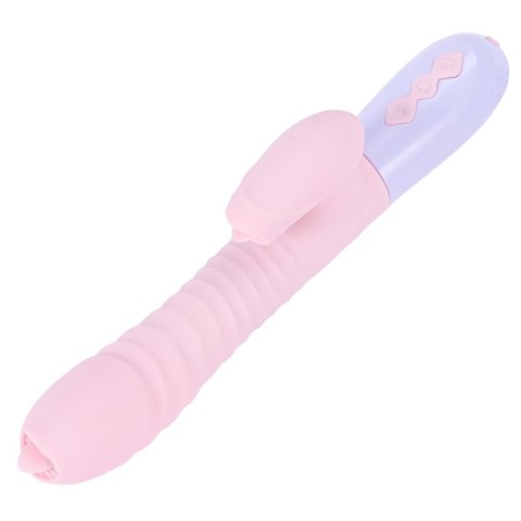 WIBRATOR-SILICONE VIBRATOR USB 7 FUNCTION AND THRUSTING FUNCTION / HEATING, PINK WIBRATOR-SILICONE VIBRATOR USB 7 FUNCTION AND THRUSTING FUNCTION / HEATING, PINK