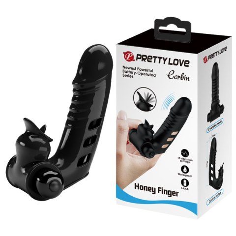 NAKŁADKA NA PALEC STYMULUJE WYDŁUŻA ORGAZM MASAŻ PRETTY LOVE -CORBIN, HONEY FINGER, 10 VIBRATION FUNCTIONS NAKŁADKA NA PALEC STYMULUJE WYDŁUŻA ORGAZM MASAŻ PRETTY LOVE -CORBIN, HONEY FINGER, 10 VIBRATION FUNCTIONS