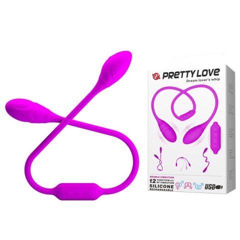 JAJKO STYMULUJĄCE PRETTY LOVE -DREAM LOVER'S WHIP, 12 VIBRATION FUNCTIONS BENDABLE JAJKO STYMULUJĄCE PRETTY LOVE -DREAM LOVER'S WHIP, 12 VIBRATION FUNCTIONS BENDABLE
