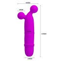 WIBRATOR STYMULATOR MASAŻER ŁECHTACZKI 10 WIBRACJI
