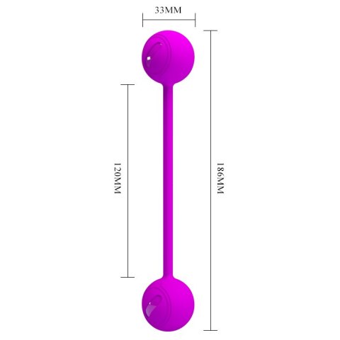 KULKI GEJSZY TRENING MIĘŚNI KEGLA KORALIKI JAJKA PRETTY LOVE -KEGEL BALL III KULKI GEJSZY TRENING MIĘŚNI KEGLA KORALIKI JAJKA PRETTY LOVE -KEGEL BALL III