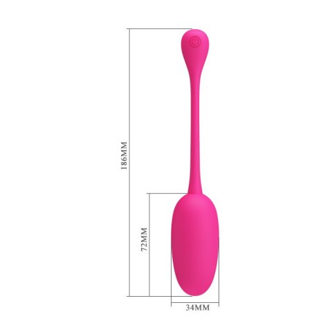 JAJKO STYMULUJĄCE PRETTY LOVE -KNUCKER, 12 VIBRATION FUNCTIONS MEMORY FUNCTION JAJKO STYMULUJĄCE PRETTY LOVE -KNUCKER, 12 VIBRATION FUNCTIONS MEMORY FUNCTION