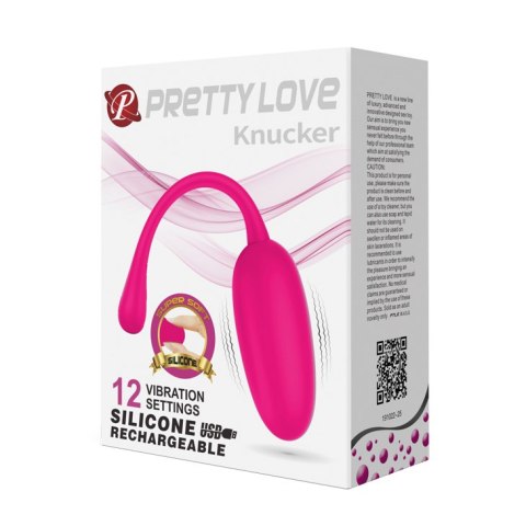JAJKO STYMULUJĄCE PRETTY LOVE -KNUCKER, 12 VIBRATION FUNCTIONS MEMORY FUNCTION JAJKO STYMULUJĄCE PRETTY LOVE -KNUCKER, 12 VIBRATION FUNCTIONS MEMORY FUNCTION