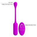 JAJKO STYMULUJĄCE PRETTY LOVE -LECHIES, 12 VIBRATION FUNCTIONS WIRELESS REMOTE CONTROL