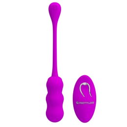 JAJKO STYMULUJĄCE PRETTY LOVE -LESHY, 12 VIBRATION FUNCTIONS WIRELESS REMOTE CONTROL