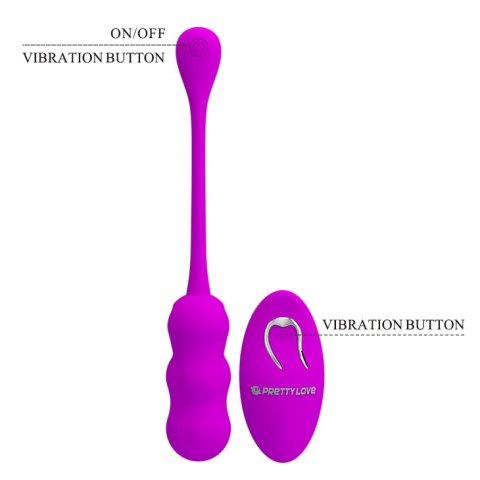 JAJKO STYMULUJĄCE PRETTY LOVE -LESHY, 12 VIBRATION FUNCTIONS WIRELESS REMOTE CONTROL JAJKO STYMULUJĄCE PRETTY LOVE -LESHY, 12 VIBRATION FUNCTIONS WIRELESS REMOTE CONTROL