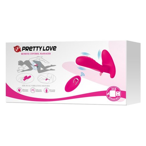 PRETTY LOVE -REMOTE CONTROL MASSAGER, 12 VIBRATION FUNCTIONS WIRELESS REMOTE CONTROL PRETTY LOVE -REMOTE CONTROL MASSAGER, 12 VIBRATION FUNCTIONS WIRELESS REMOTE CONTROL