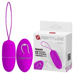 JAJKO STYMULUJĄCE PRETTY LOVE -SELKIE, 12 vibration functions Wireless remote control