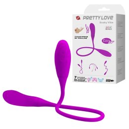 JAJKO STYMULUJĄCE PRETTY LOVE -SNAKY VIBE, 7 VIBRATION FUNCTIONS 3 TICKLING FUNCTIONS BENDABLE