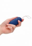 10 SPEED REMOTE VIBRATING EGG - BIG - BLUE