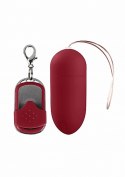 10 SPEED REMOTE VIBRATING EGG - BIG - RED