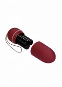 10 SPEED REMOTE VIBRATING EGG - BIG - RED