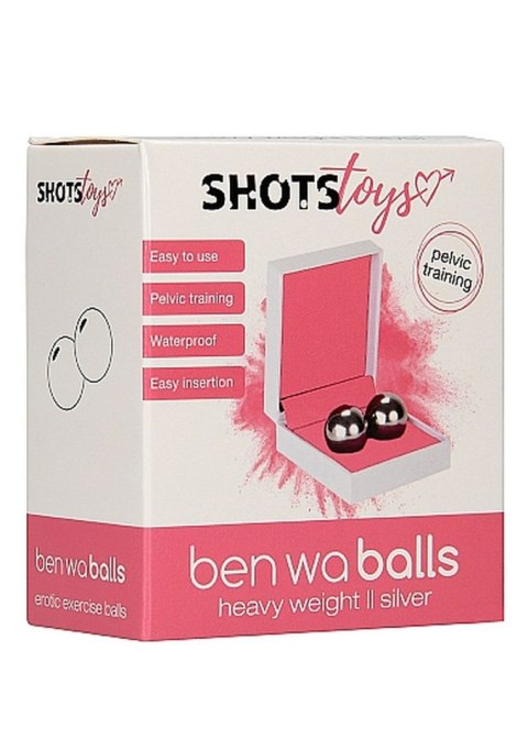 Ben Wa Balls - Heavy Weight - Silver Ben Wa Balls - Heavy Weight - Silver