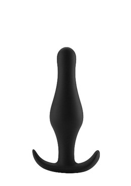 BUTT PLUG WITH HANDLE - SMALL - BLACK