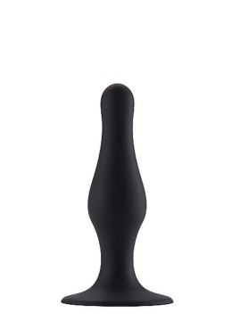 BUTT PLUG WITH SUCTION CUP - SMALL - BLACK