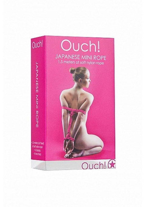 JAPANESE MINI ROPE - 1,5M - PINK JAPANESE MINI ROPE - 1,5M - PINK
