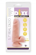 SOLIDNE REALISTYCZNE DILDO Z PRZYSSAWKĄ CYBERSKÓRA MR. DIXX 5.7INCH DUAL DENSITY DILDO