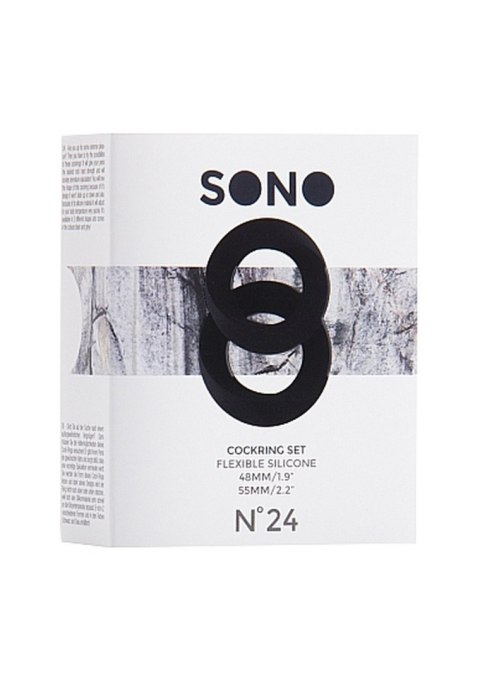NO.24 - COCKRING SET - BLACK NO.24 - COCKRING SET - BLACK