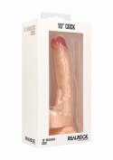 REALISTIC COCK - 10" - WITH SCROTUM - SKIN