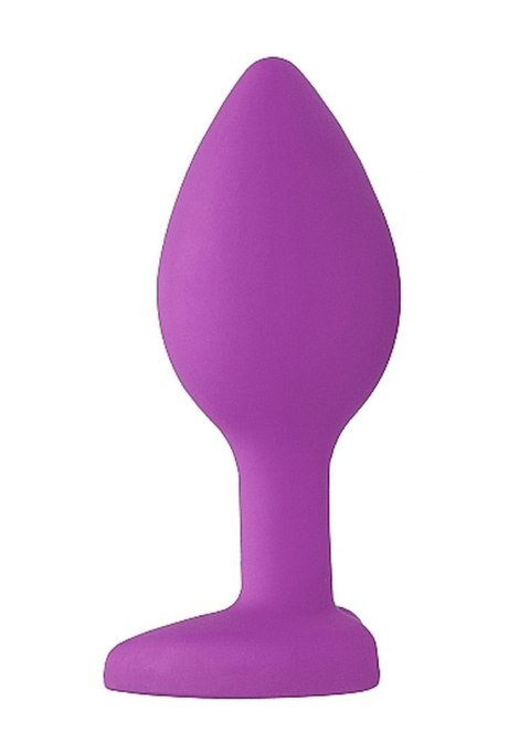 Diamond Heart Butt Plug - Large - Purple Diamond Heart Butt Plug - Large - Purple