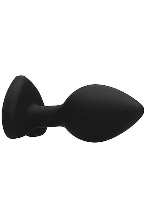 DIAMOND HEART BUTT PLUG - REGULAR - BLACK DIAMOND HEART BUTT PLUG - REGULAR - BLACK