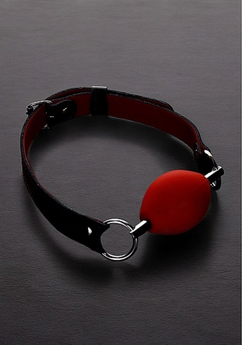 Oval Silicone Ball Gag - Red Oval Silicone Ball Gag - Red
