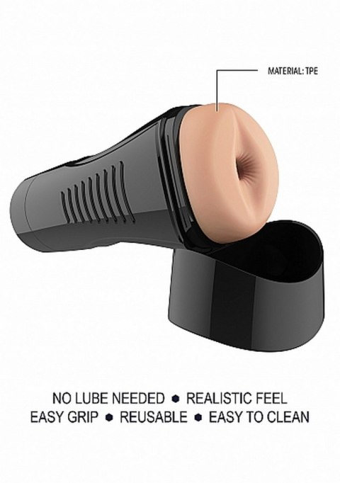 SELF LUBRICATION EASY GRIP MASTURBATOR XL ANAL - FLESH SELF LUBRICATION EASY GRIP MASTURBATOR XL ANAL - FLESH