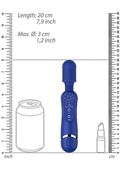 Silicone Massage Wand - Blue Silicone Massage Wand - Blue