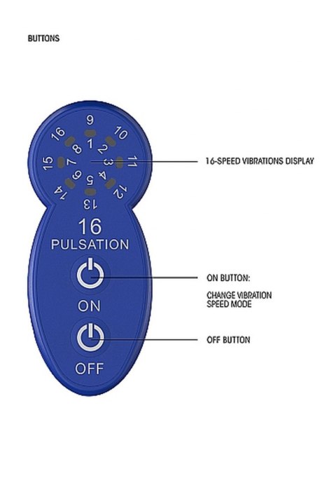 Silicone Massage Wand - Blue Silicone Massage Wand - Blue