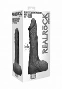 10" / 25 cm Realistic Vibrating Dildo With Balls - Black
