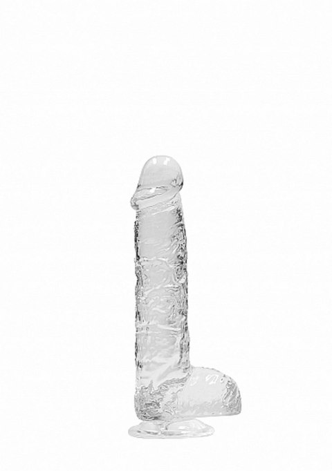 6" / 15 CM REALISTIC DILDO WITH BALLS - TRANSPARENT 6" / 15 CM REALISTIC DILDO WITH BALLS - TRANSPARENT