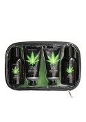 ZESTAW CBD - BATH AND SHOWER - LUXE TRAVEL SET - GREEN TEA HEMP OIL
