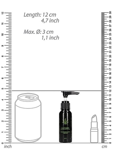 CANNABIS WITH HEMP SEED OIL - MASTURBATION CREAM - 50 ML CANNABIS WITH HEMP SEED OIL - MASTURBATION CREAM - 50 ML