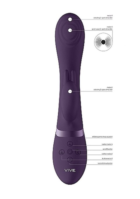 CATO - PULSE G-SPOT RABBIT - PURPLE CATO - PULSE G-SPOT RABBIT - PURPLE
