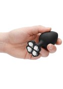Extra Large Lucky Diamond Butt Plug - Black