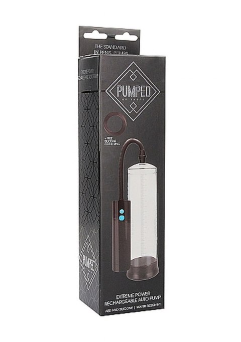 EXTREME POWER RECHARGEABLE AUTO PUMP - TRANSPARENT EXTREME POWER RECHARGEABLE AUTO PUMP - TRANSPARENT