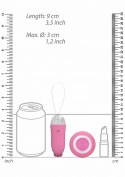 JAYDEN - DUAL RECHARGEABLE VIBRATING REMOTE TOY - PINK