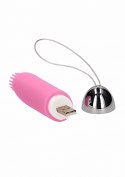 JAYDEN - DUAL RECHARGEABLE VIBRATING REMOTE TOY - PINK