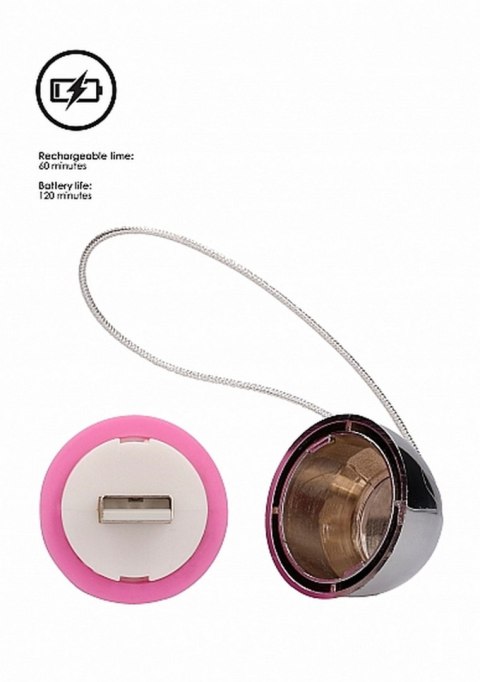 JAYDEN - DUAL RECHARGEABLE VIBRATING REMOTE TOY - PINK JAYDEN - DUAL RECHARGEABLE VIBRATING REMOTE TOY - PINK
