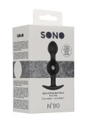 N0. 90 - SELF PENETRATING BUTT PLUG - BLACK
