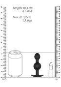 N0. 90 - SELF PENETRATING BUTT PLUG - BLACK