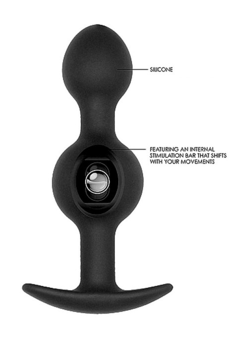N0. 90 - SELF PENETRATING BUTT PLUG - BLACK N0. 90 - SELF PENETRATING BUTT PLUG - BLACK
