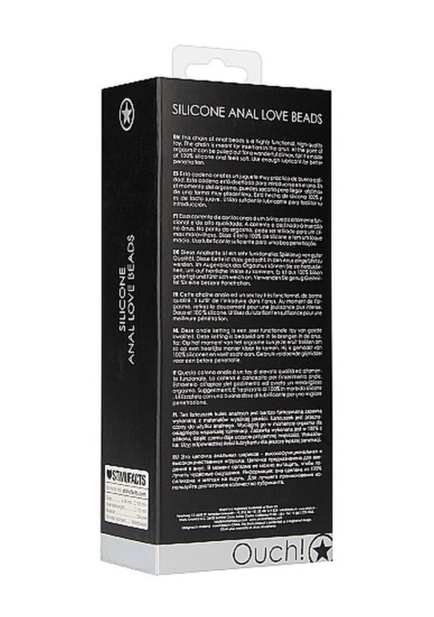 ANAL LOVE BEADS - BLACK ANAL LOVE BEADS - BLACK