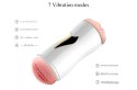 MASTURBATOR SZTUCZNA DUPA I CIPKA POCHWA WIBRACJE Masturbator-White